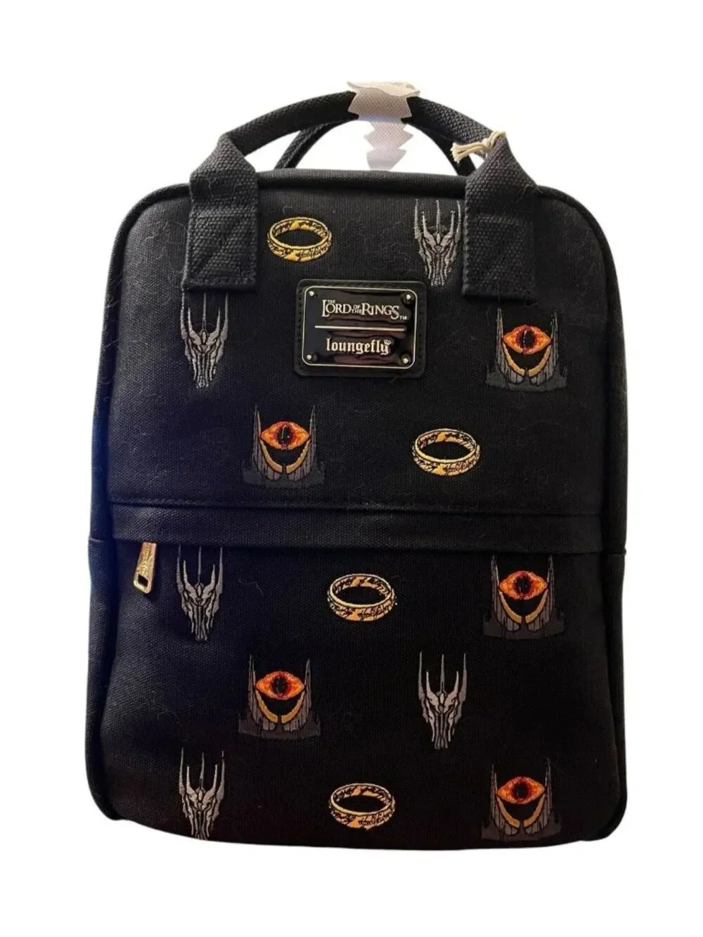 Loungefly Lord of the Rings Sauron Canvas Mini Backpack Ltd Ed Embroidered NWT